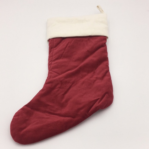 Pottery Barn Velvet Christmas Stocking “Carter” - Picture 3 of 11